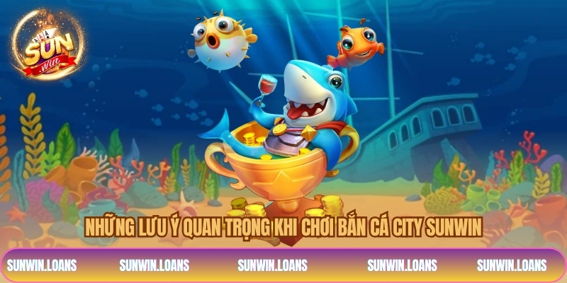 Những lưu ý quan trọng khi chơi bắn cá city SUNWIN