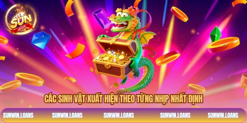 Các sinh vật xuất hiện theo từng nhịp nhất định